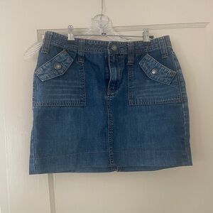 Tommy Hilfiger Blue Denim Mini Skirt